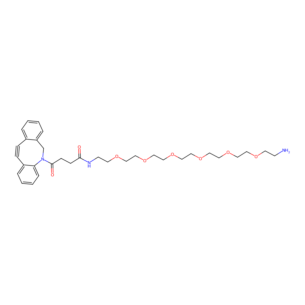 DBCO-PEG6-amine molecular structure, CAS 2353409-98-8