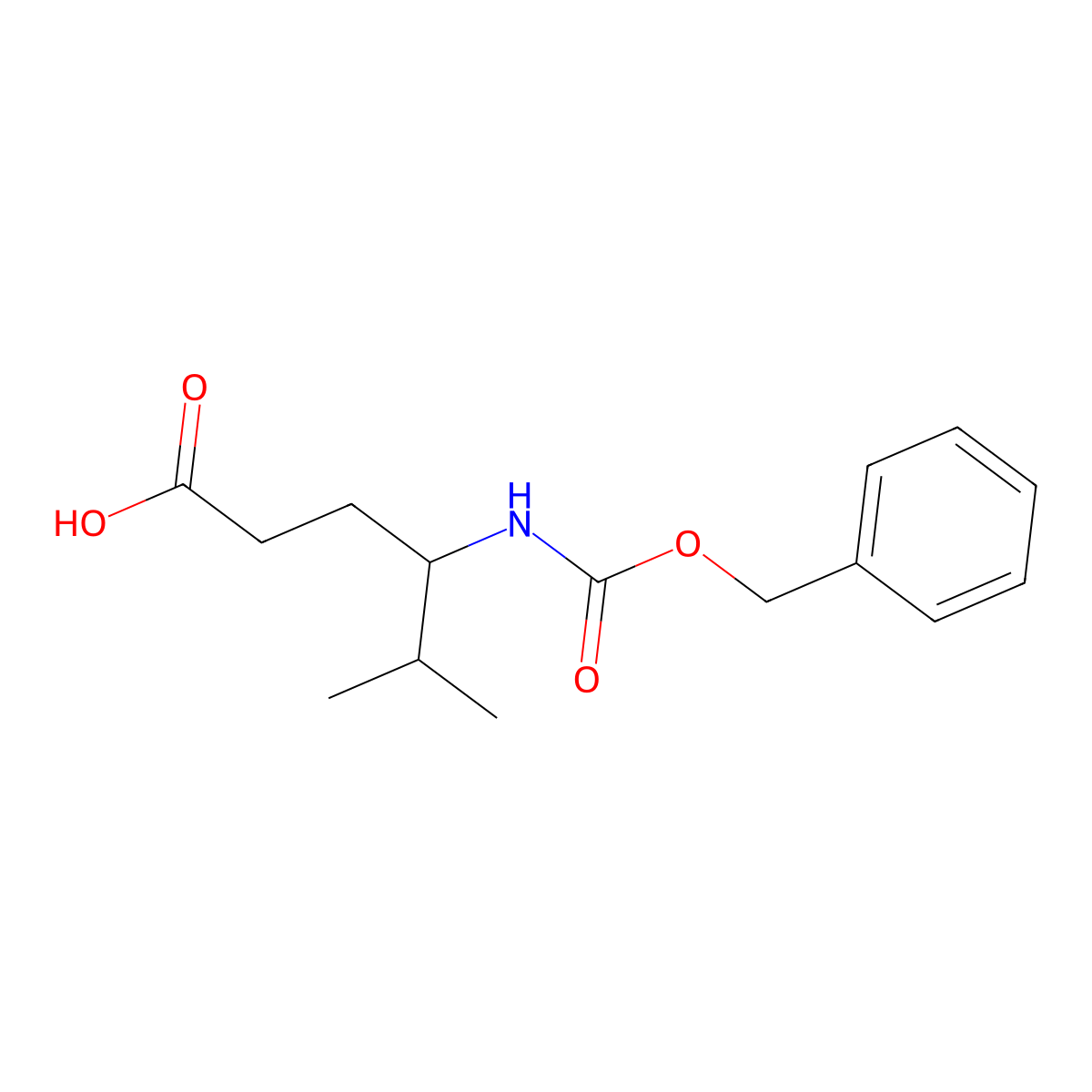 4-{[(Benzyloxy)carbonyl]amino}-5-methylhexanoic acid molecular structure, CAS 2353713-25-2