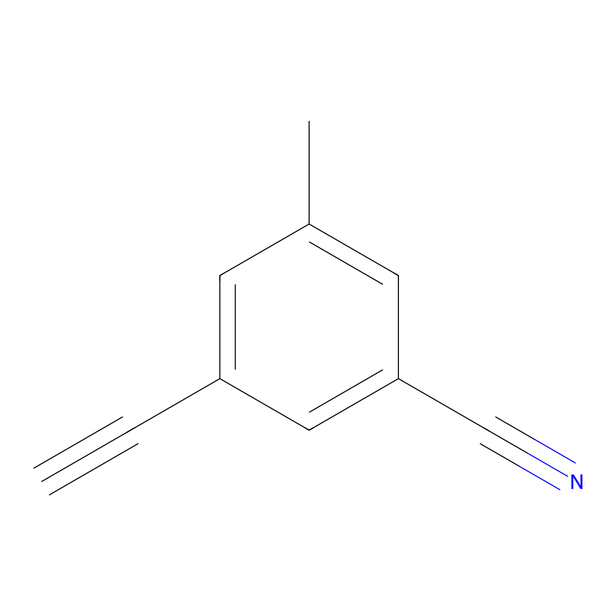 3-Ethynyl-5-methylbenzonitrile molecular structure, CAS 2353742-62-6