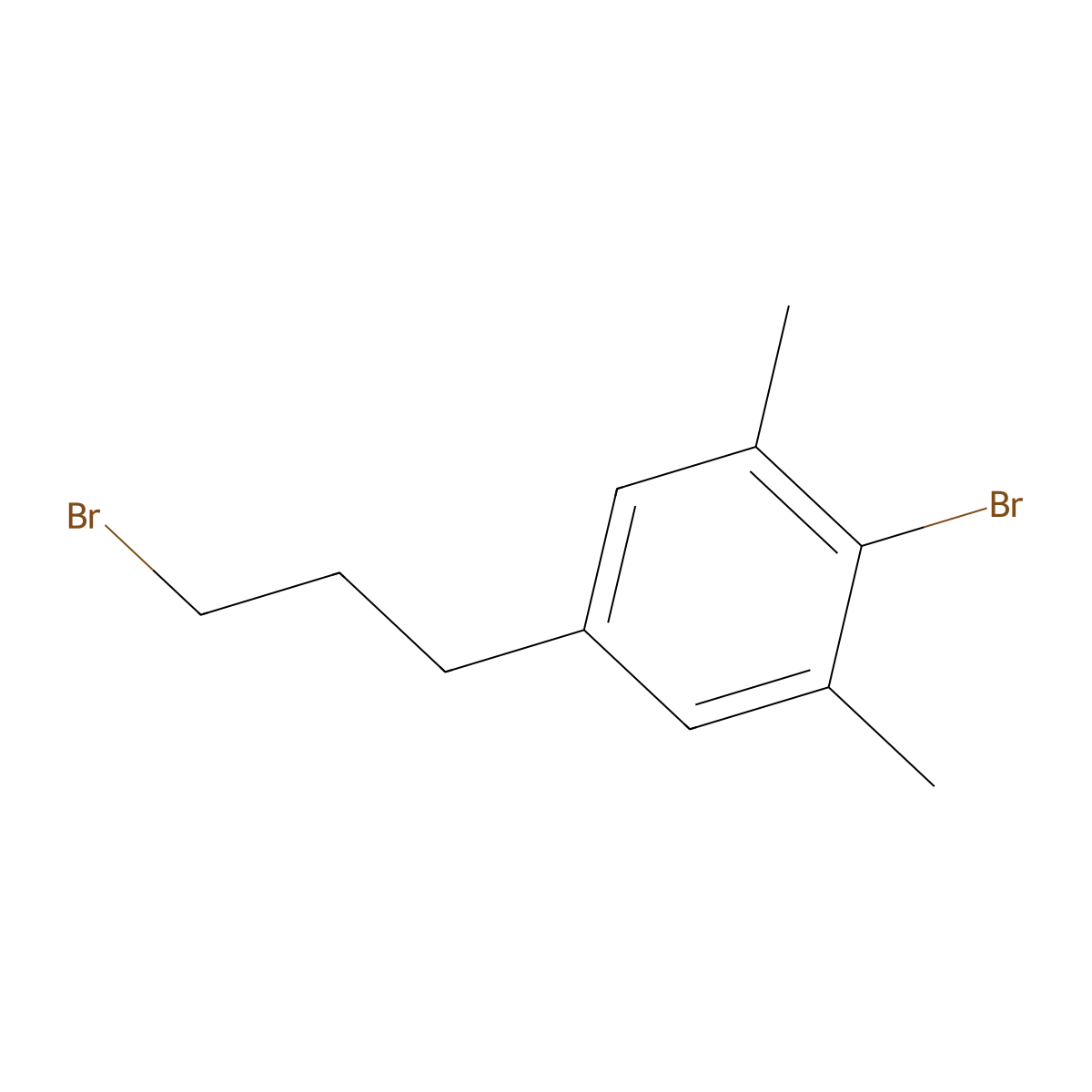 2-Bromo-5-(3-bromopropyl)-1,3-dimethylbenzene molecular structure, CAS 2354027-17-9