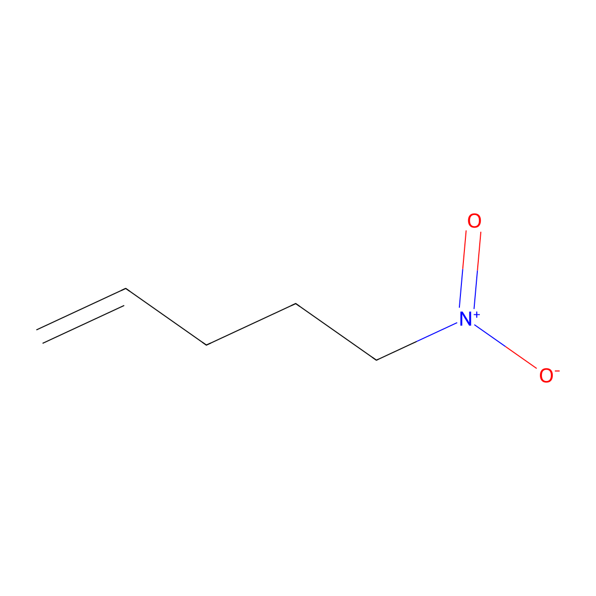 5-Nitropent-1-ene molecular structure, CAS 23542-51-0