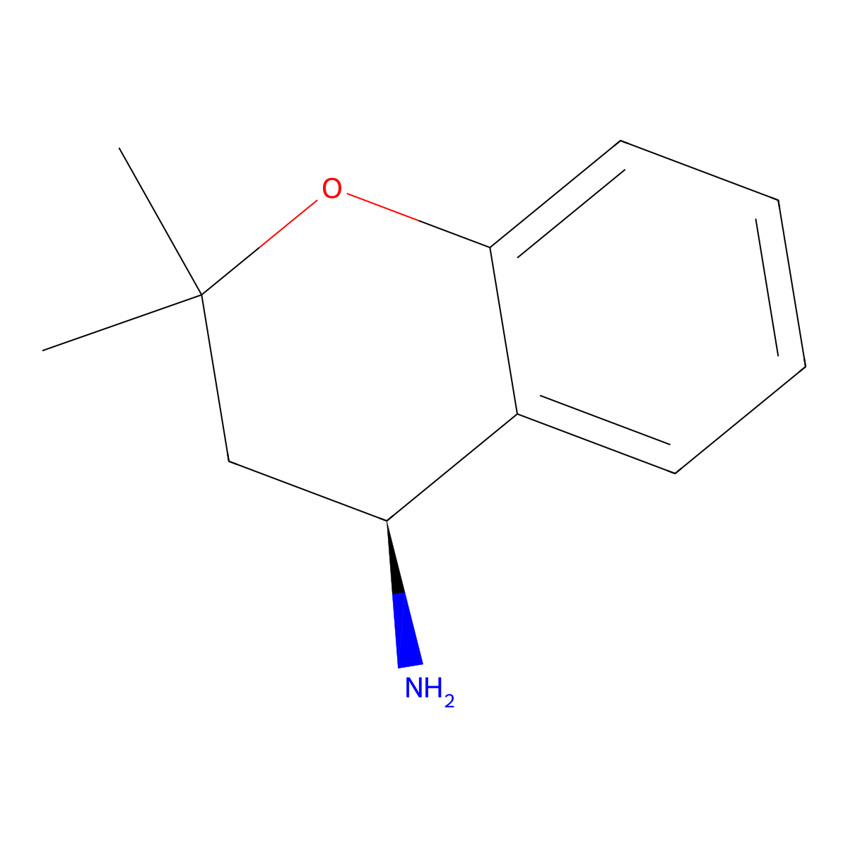 (S)-2,2-Dimethylchroman-4-amine molecular structure, CAS 235423-04-8