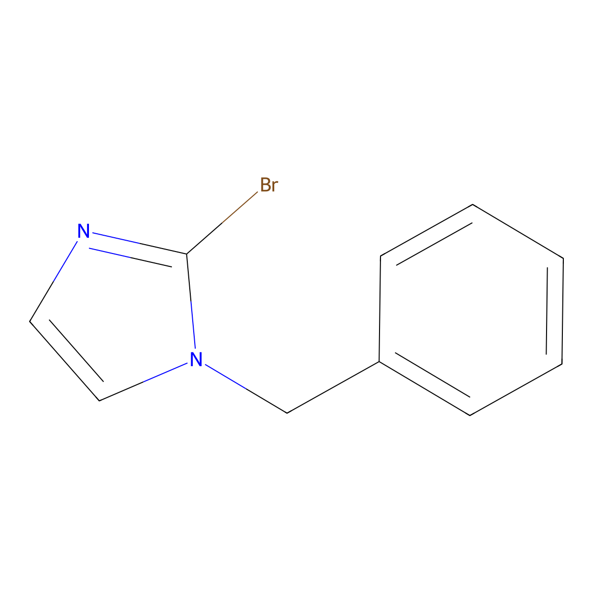 1-Benzyl-2-bromo-1H-imidazole molecular structure, CAS 235426-32-1