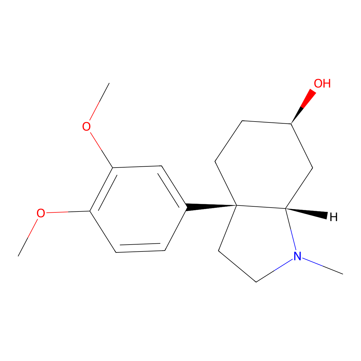 Mesembrinol molecular structure, CAS 23544-42-5