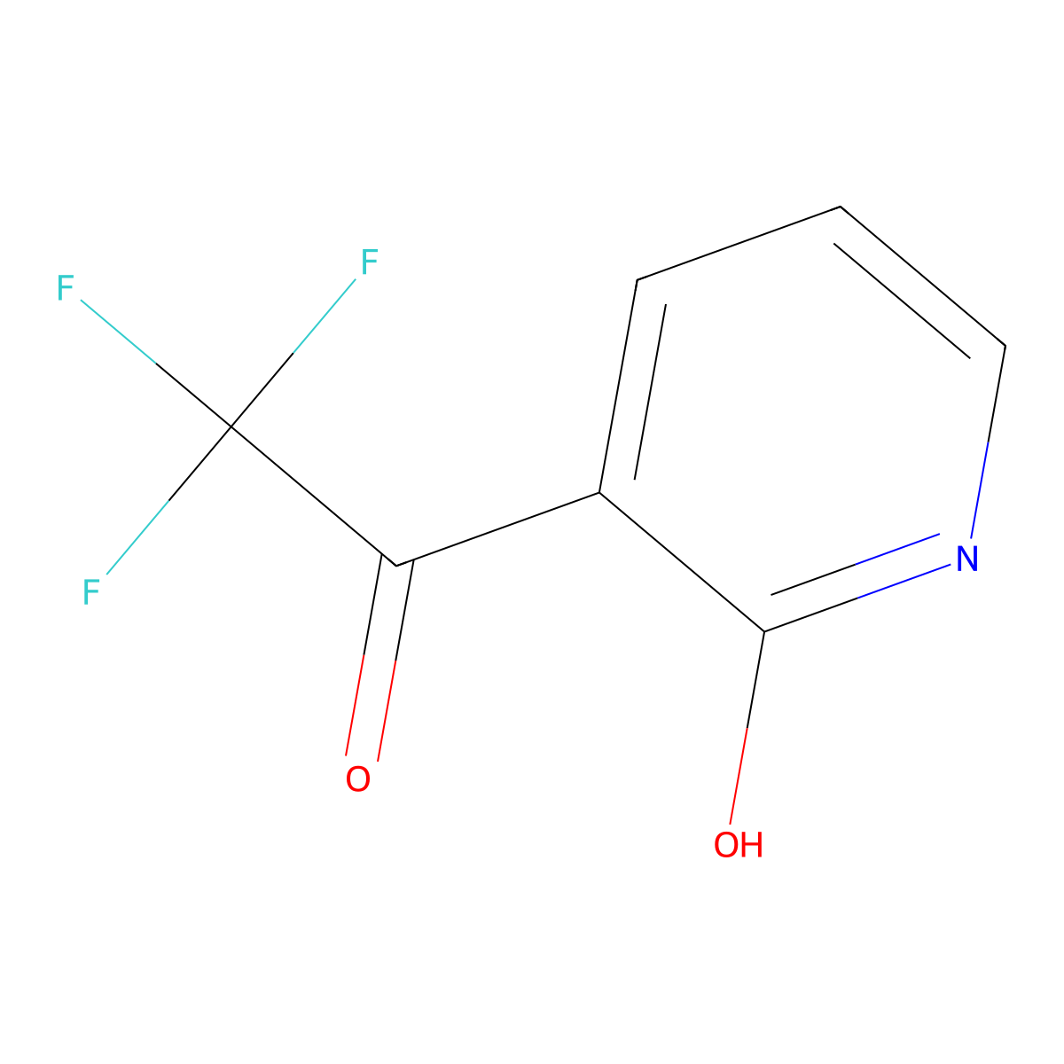 2,2,2-Trifluoro-1-(2-hydroxypyridin-3-yl)ethan-1-one molecular structure, CAS 2354530-66-6