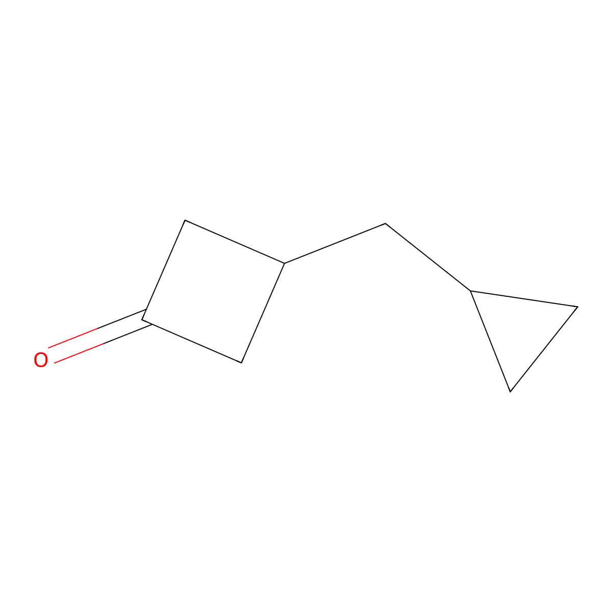 3-(Cyclopropylmethyl)cyclobutan-1-one molecular structure, CAS 2355396-34-6