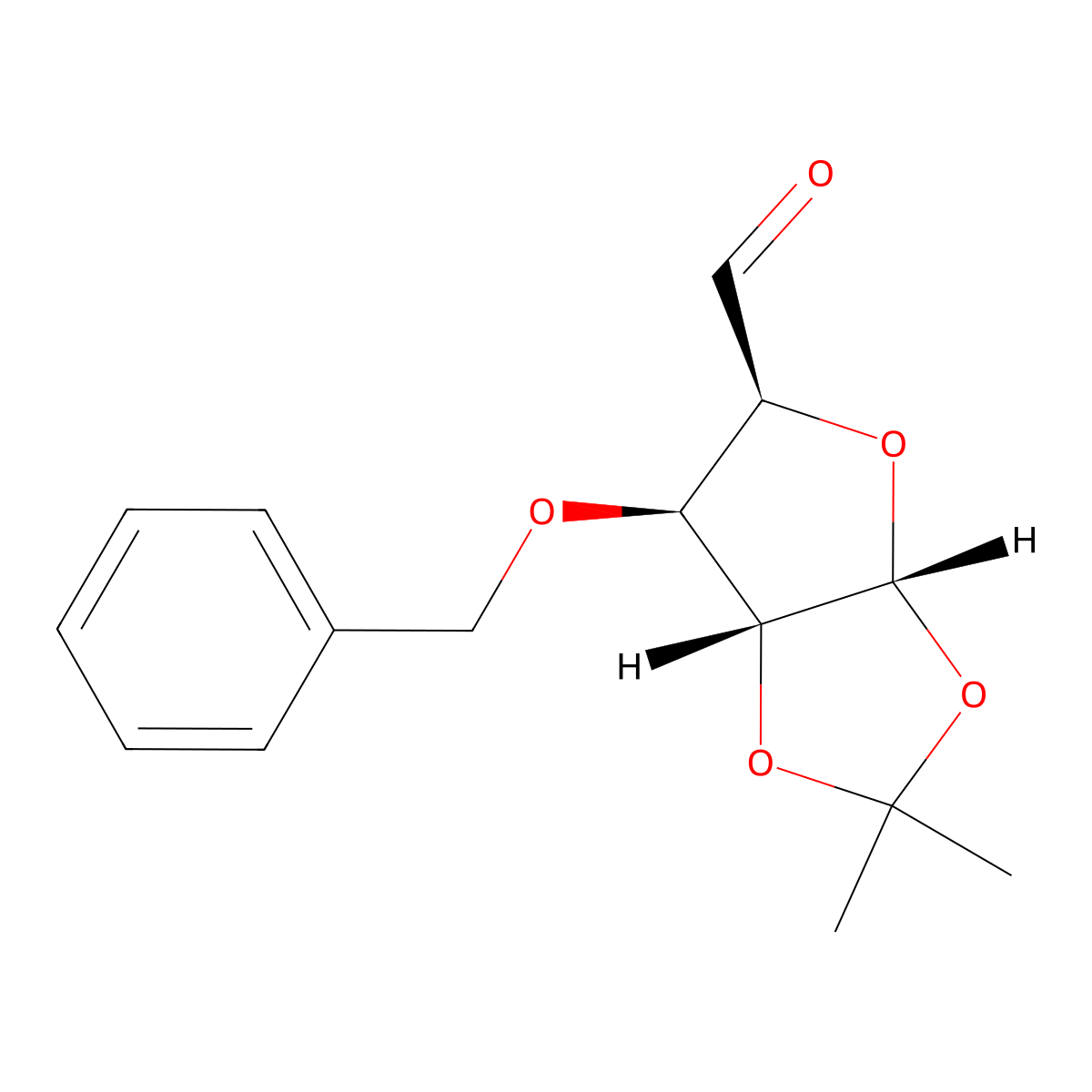 (3aR,5S,6S,6aR)-6-(Benzyloxy)-2,2-dimethyltetrahydrofuro[2,3-d][1,3]dioxole-5-carbaldehyde molecular structure, CAS 23558-05-6
