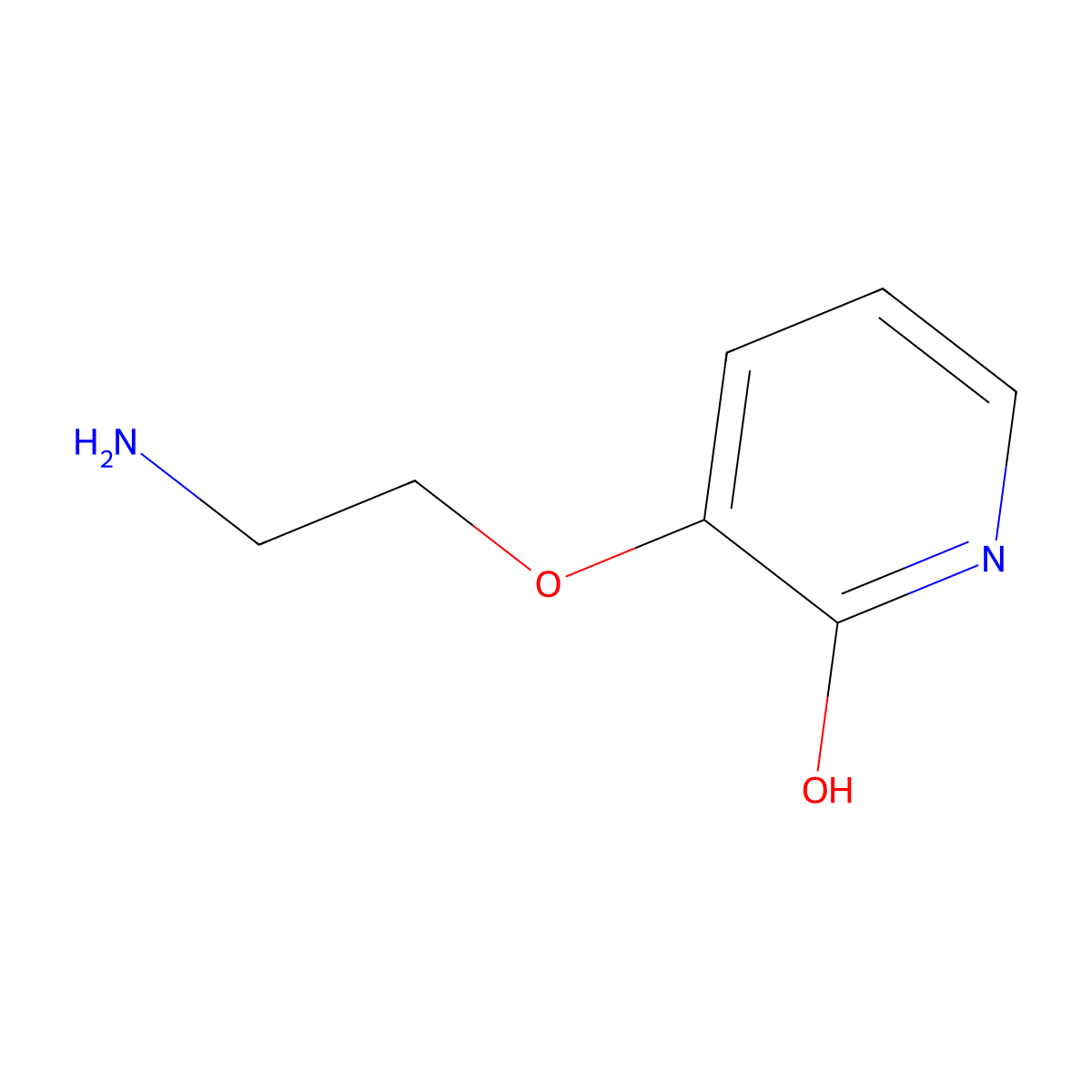 3-(2-Aminoethoxy)pyridin-2-ol molecular structure, CAS 2355999-37-8