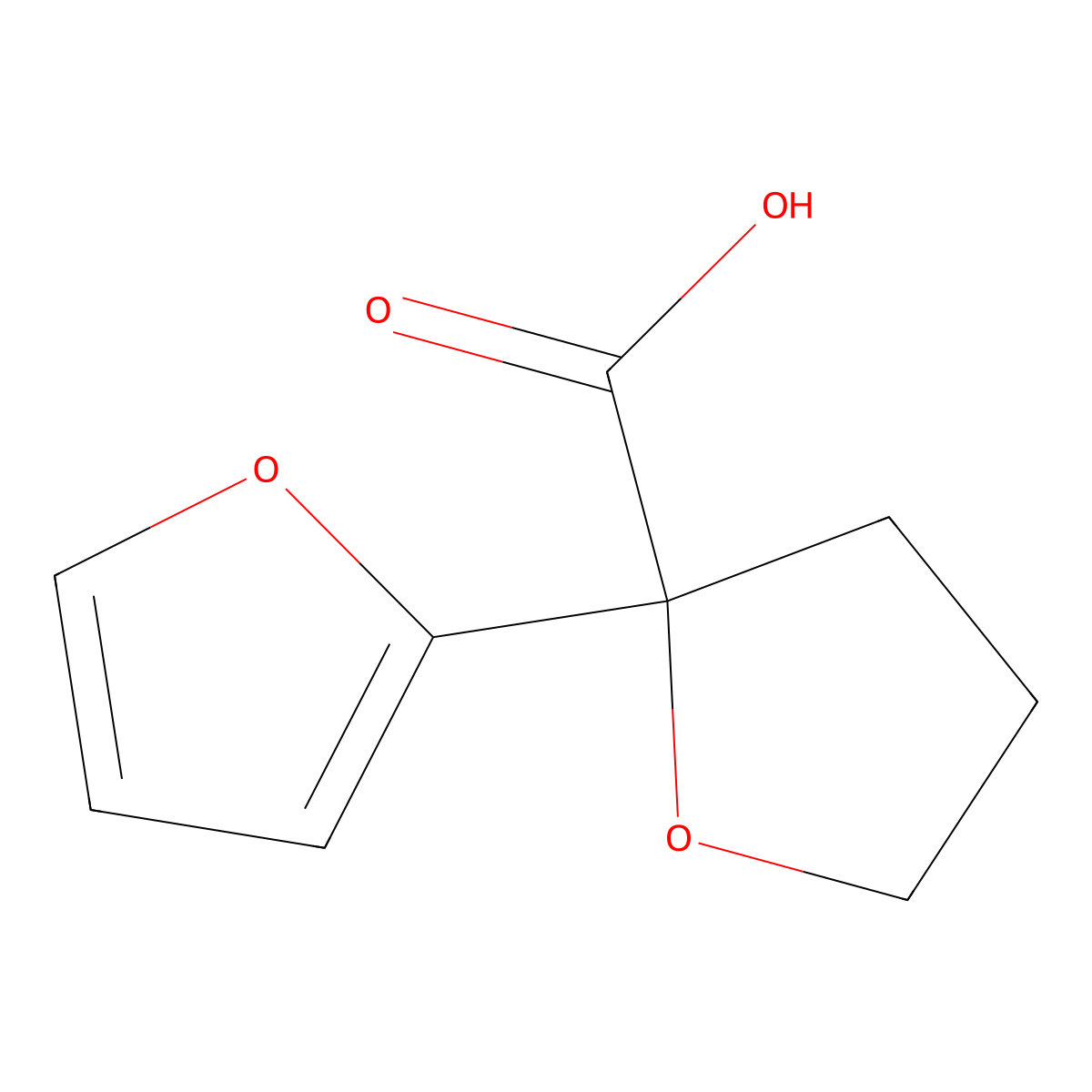 2-(Furan-2-yl)oxolane-2-carboxylic acid molecular structure, CAS 2356077-84-2