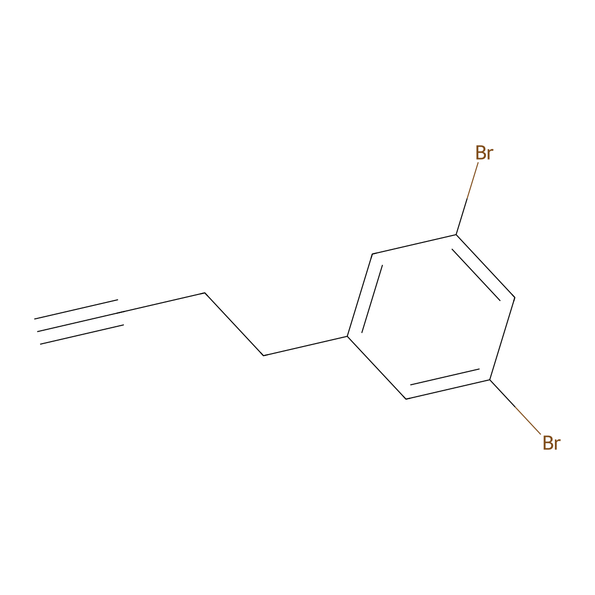 1,3-Dibromo-5-but-3-ynylbenzene molecular structure, CAS 2356920-74-4