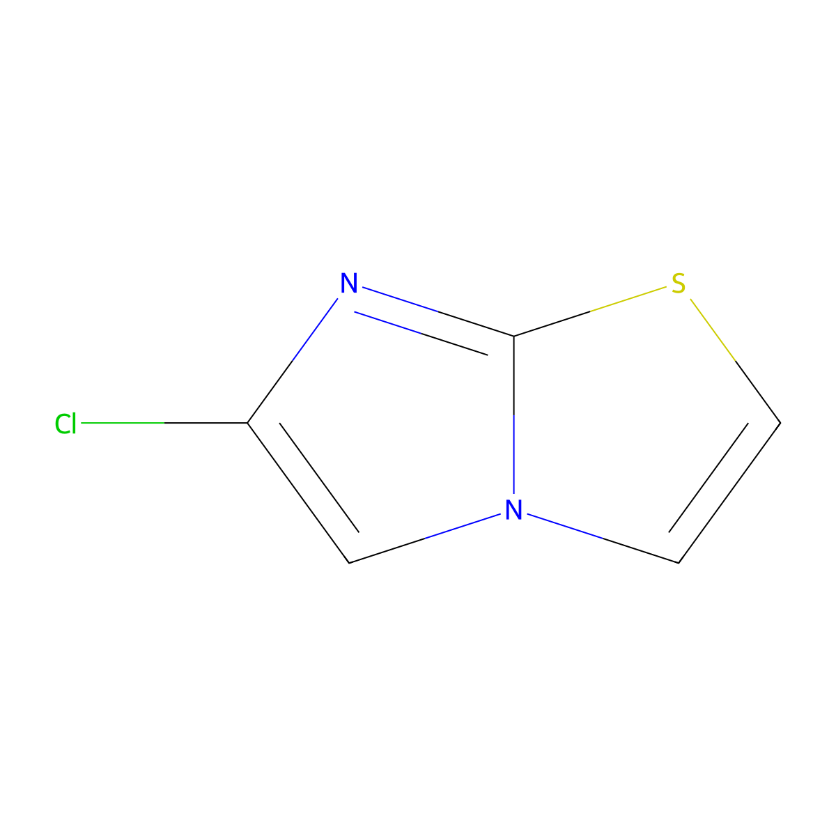 6-Chloroimidazo(2,1-b)thiazole molecular structure, CAS 23576-81-0