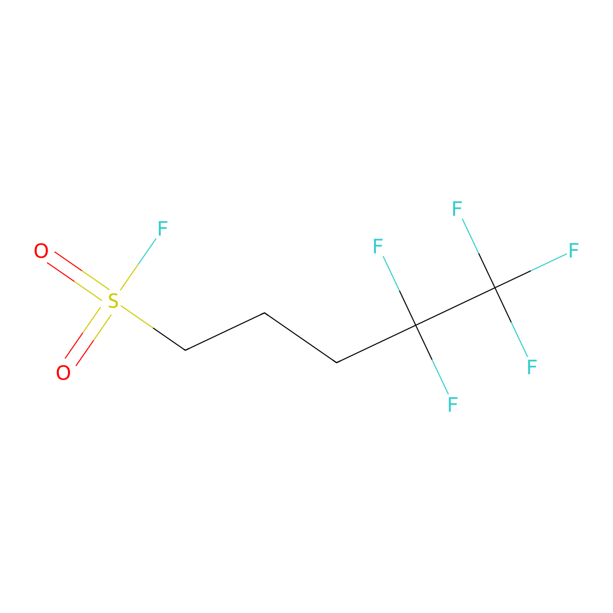 4,4,5,5,5-Pentafluoropentane-1-sulfonyl fluoride molecular structure, CAS 2357637-90-0