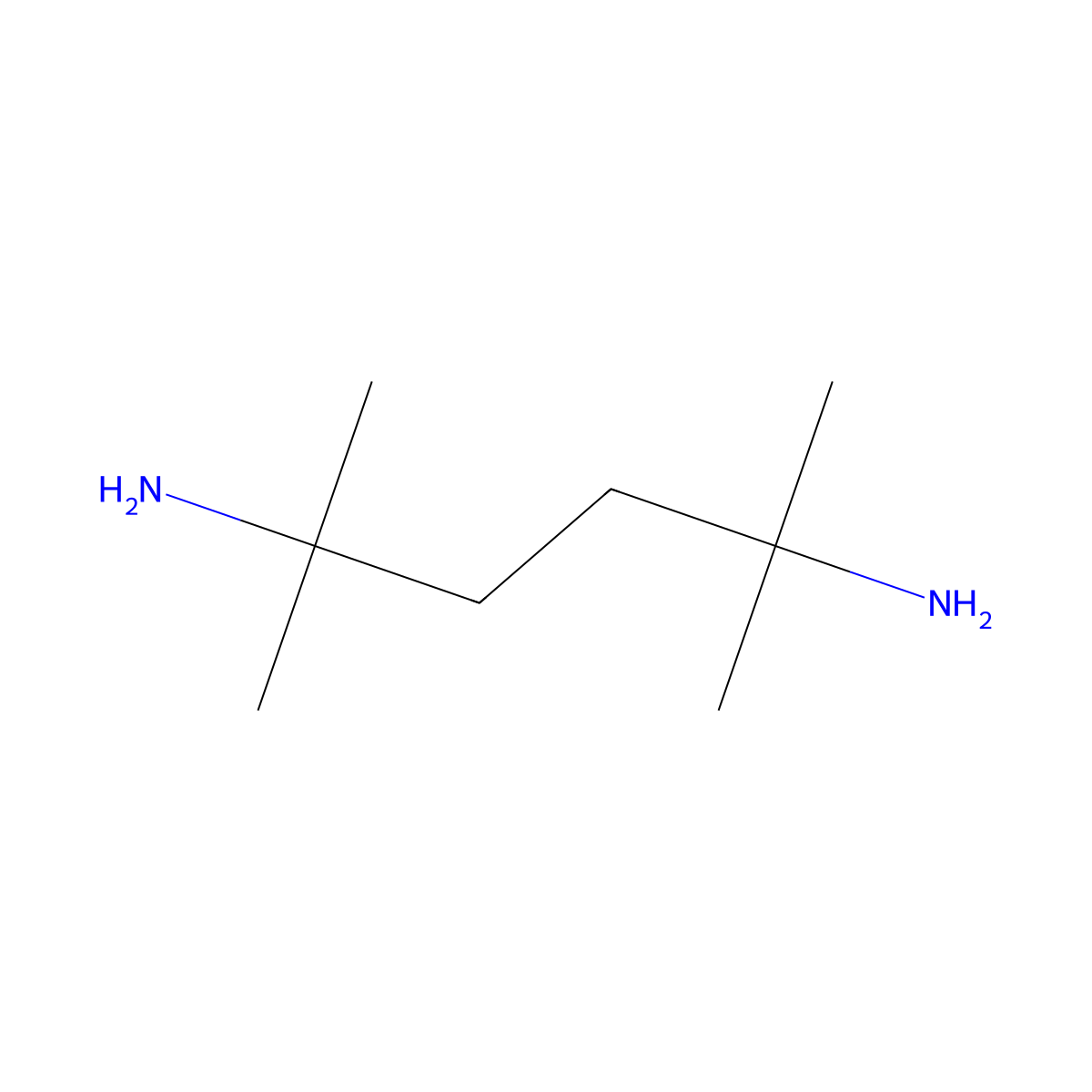 2,5-Hexanediamine, 2,5-dimethyl- molecular structure, CAS 23578-35-0