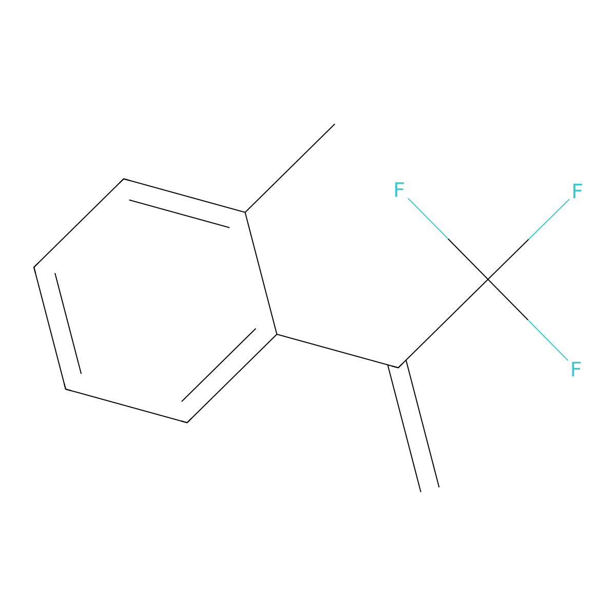 1-[1-(Trifluoromethyl)vinyl]-2-methylbenzene molecular structure, CAS 235780-25-3