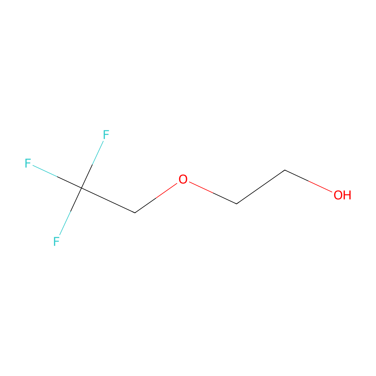2-(2,2,2-Trifluoroethoxy)ethan-1-ol molecular structure, CAS 2358-54-5