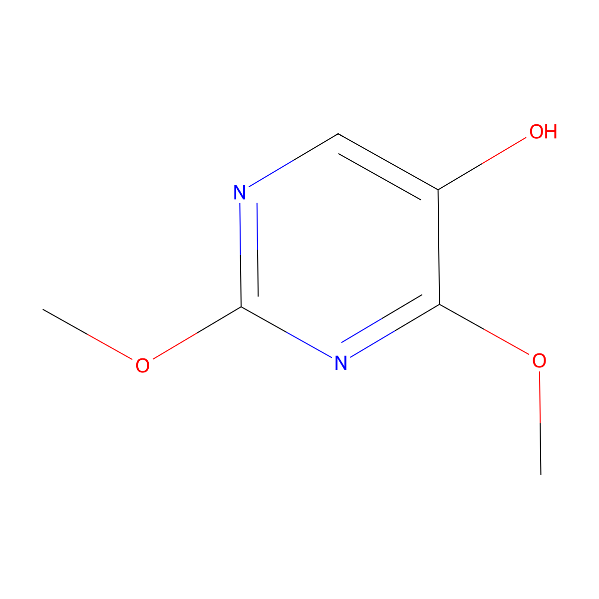 2,4-Dimethoxypyrimidin-5-ol molecular structure, CAS 2358062-51-6
