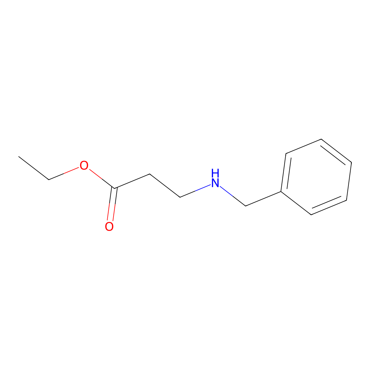 N-(Phenylmethyl)-beta-alanine ethyl ester molecular structure, CAS 23583-21-3