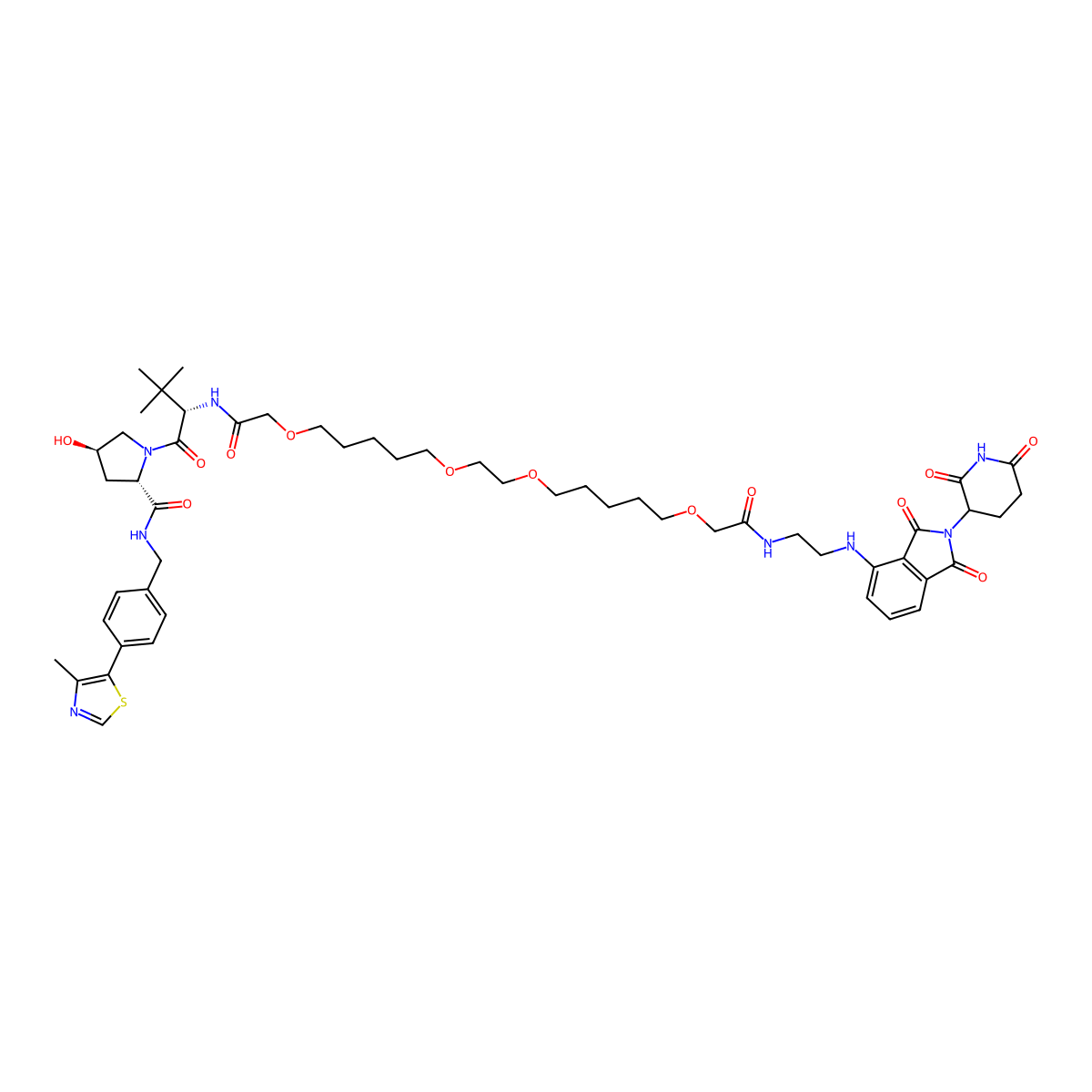 PROTAC CRBN Degrader-1 molecular structure, CAS 2358775-70-7