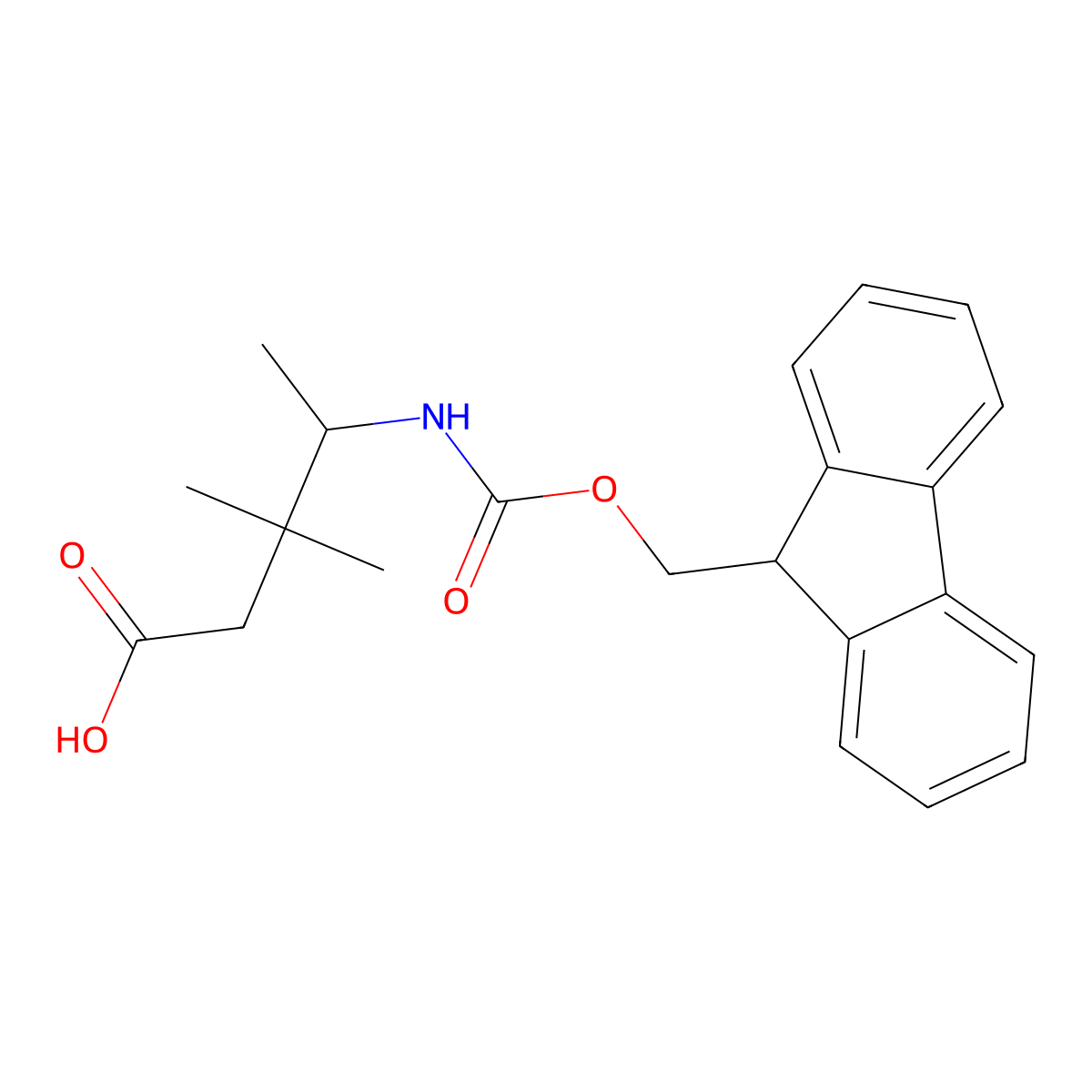 4-({[(9H-fluoren-9-yl)methoxy]carbonyl}amino)-3,3-dimethylpentanoic acid molecular structure, CAS 2358927-44-1