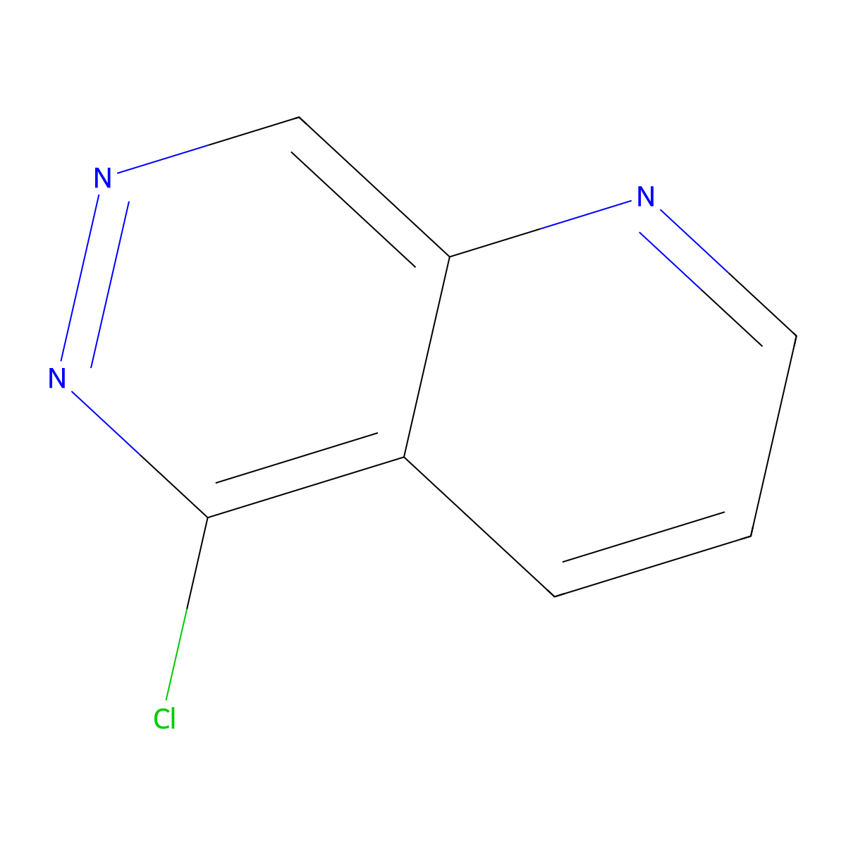 5-Chloropyrido[2,3-d]pyridazine molecular structure, CAS 23590-58-1