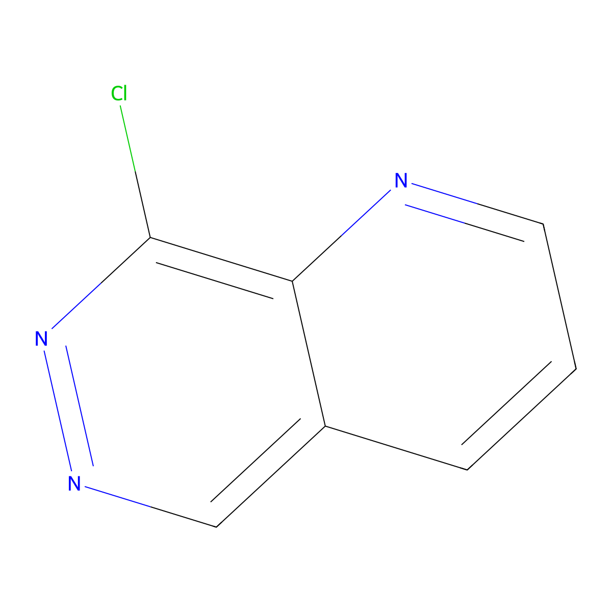 8-Chloropyrido(2,3-d)pyridazine molecular structure, CAS 23590-59-2