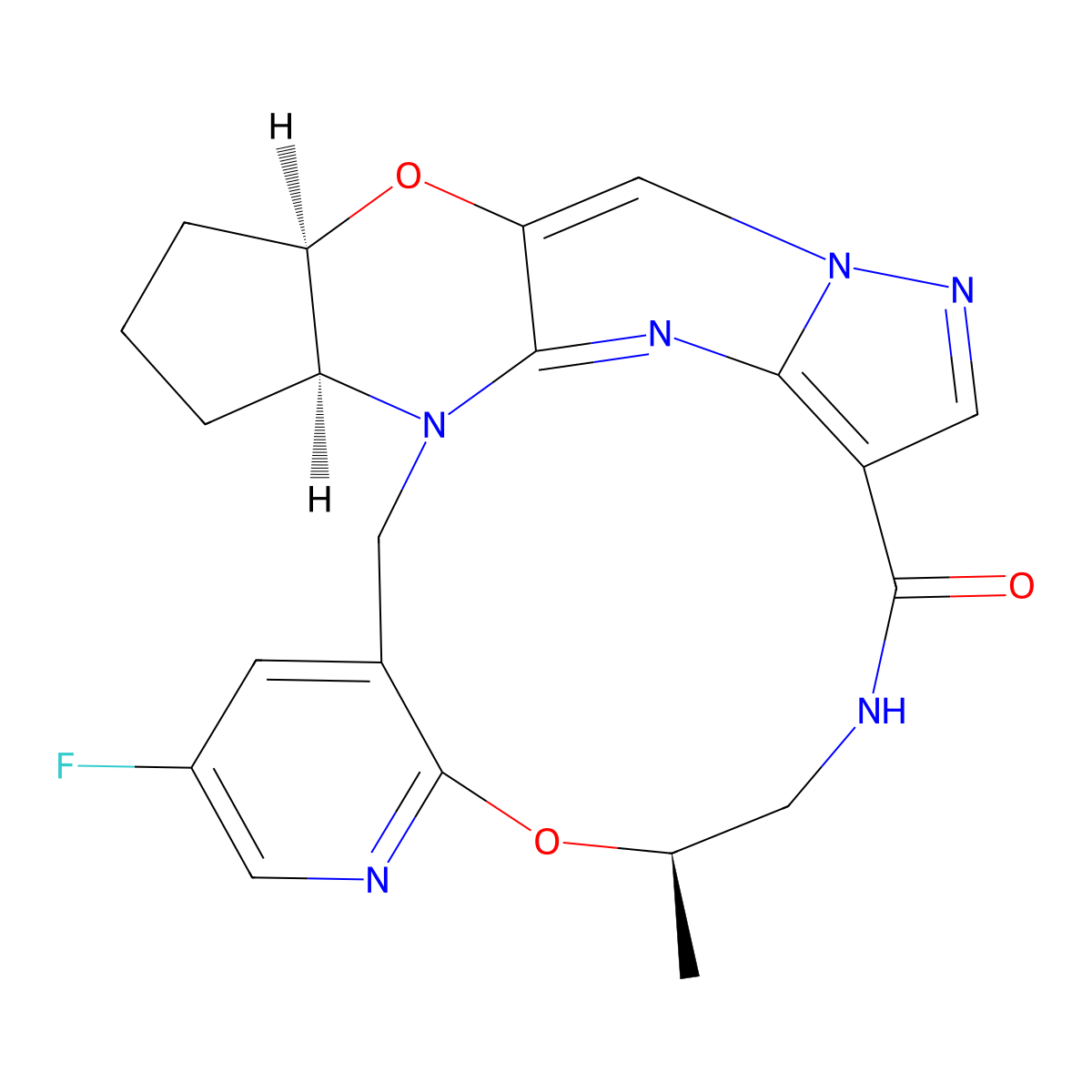 Enbezotinib (enantiomer) molecular structure, CAS 2359650-19-2