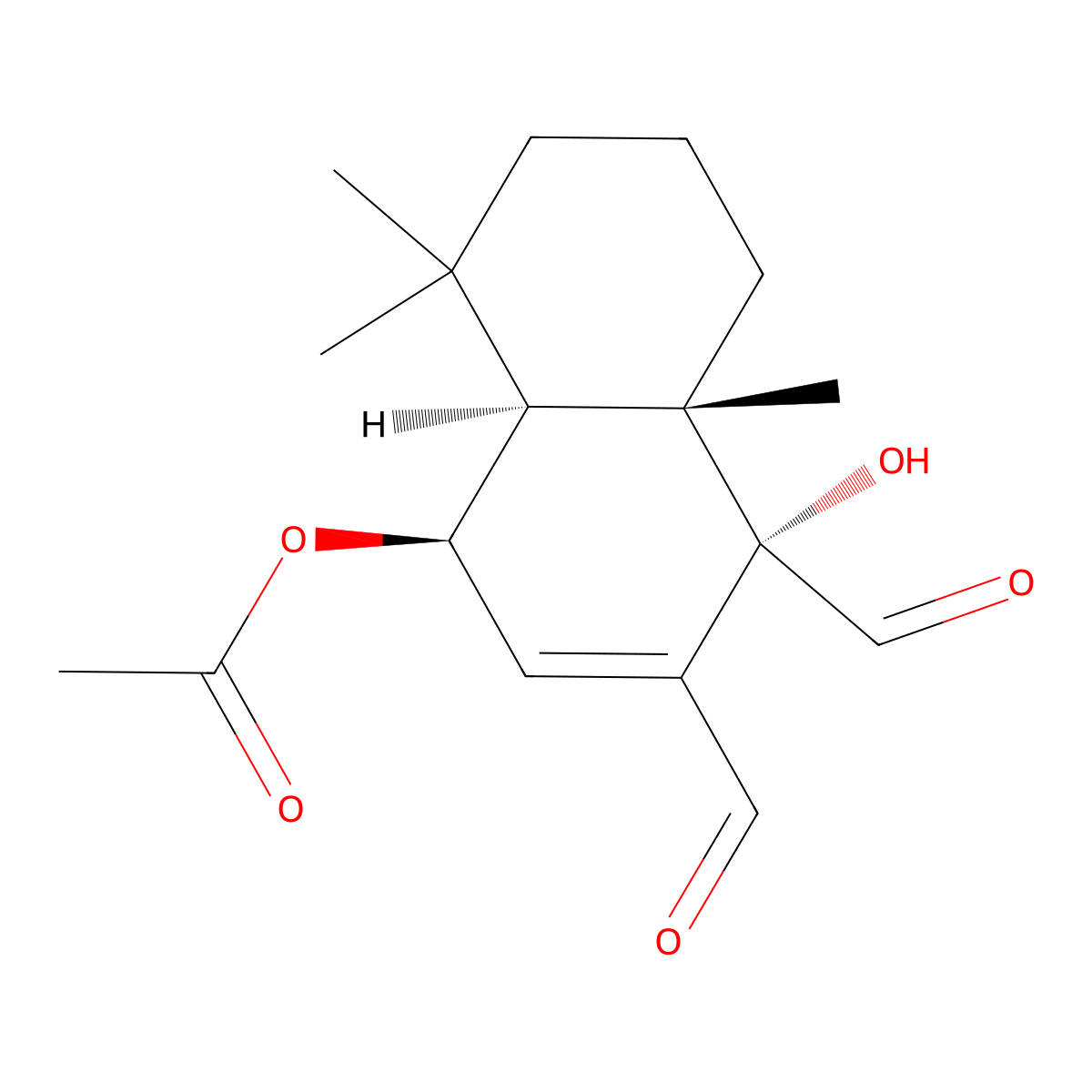 (-)-Cinnamodial molecular structure, CAS 23599-45-3