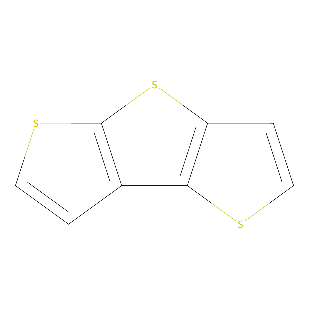Dithieno[2,3-B:2',3'-D]thiophene molecular structure, CAS 236-65-7