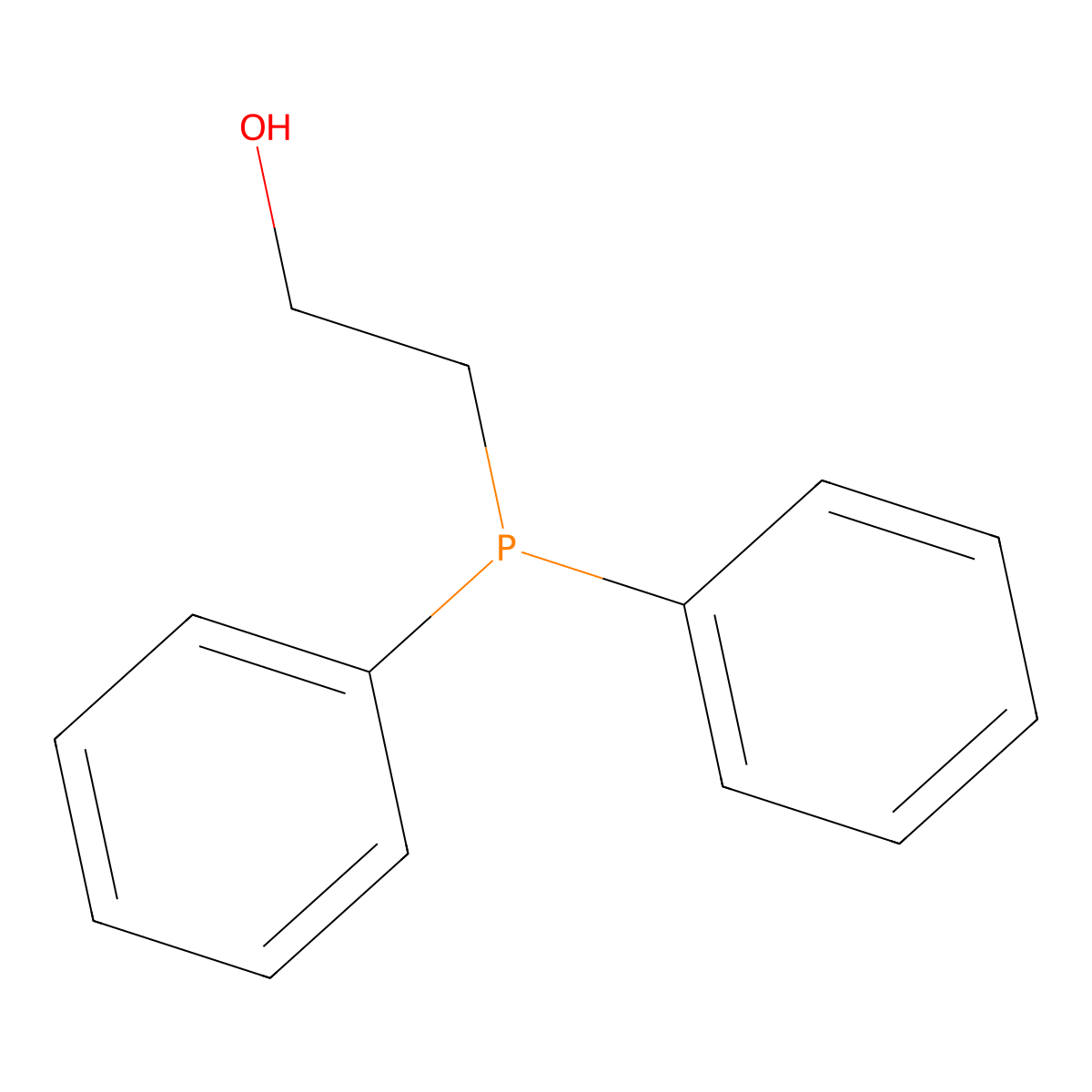 2-(Diphenylphosphino)ethanol molecular structure, CAS 2360-04-5