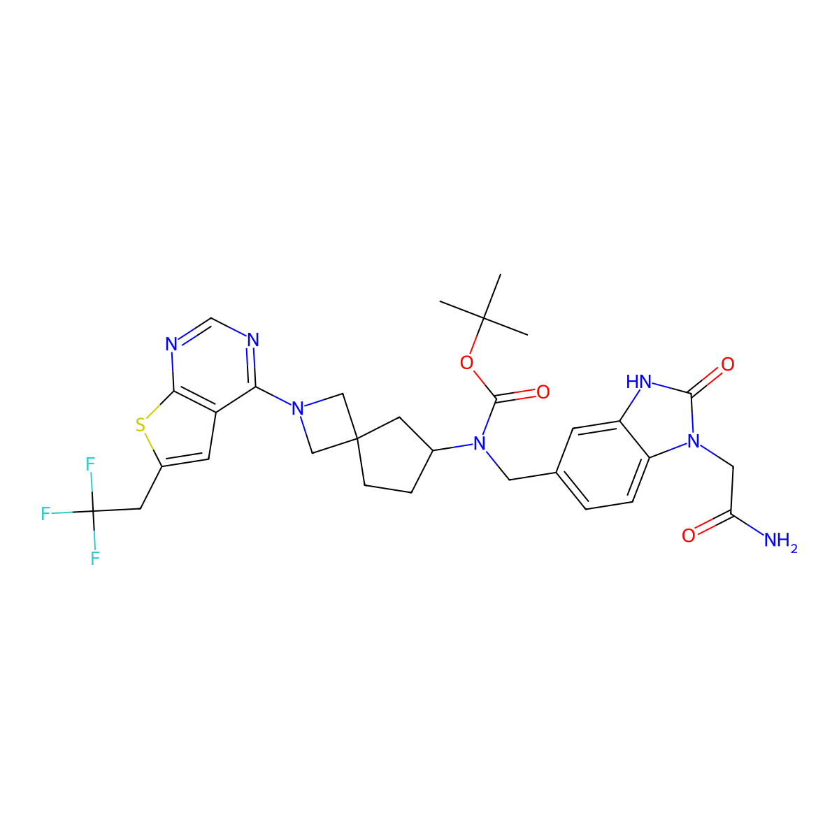 Menin-MLL inhibitor 19 molecular structure, CAS 2360487-93-8
