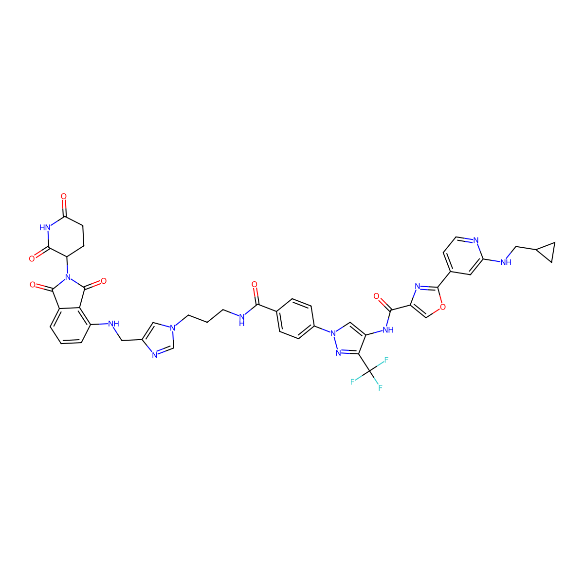 PROTAC IRAK4 degrader-1 molecular structure, CAS 2360533-90-8