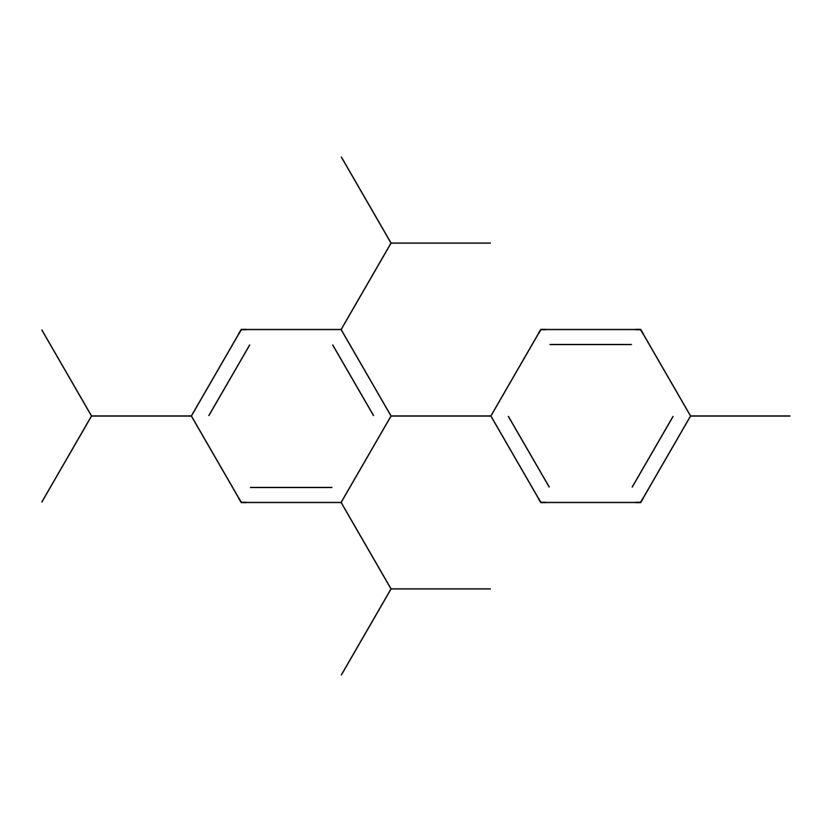 4'-Methyl-2,4,6-tris(1-methylethyl)-1,1'-biphenyl molecular structure, CAS 2360876-58-8