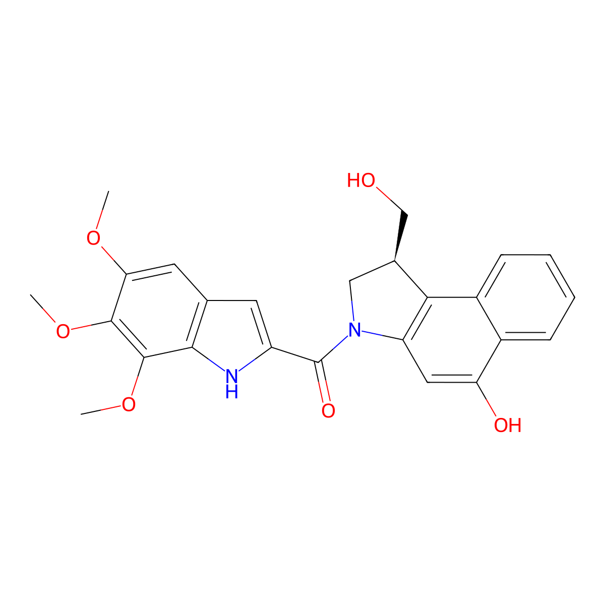 Seco-Duocarmycin TM molecular structure, CAS 236102-87-7