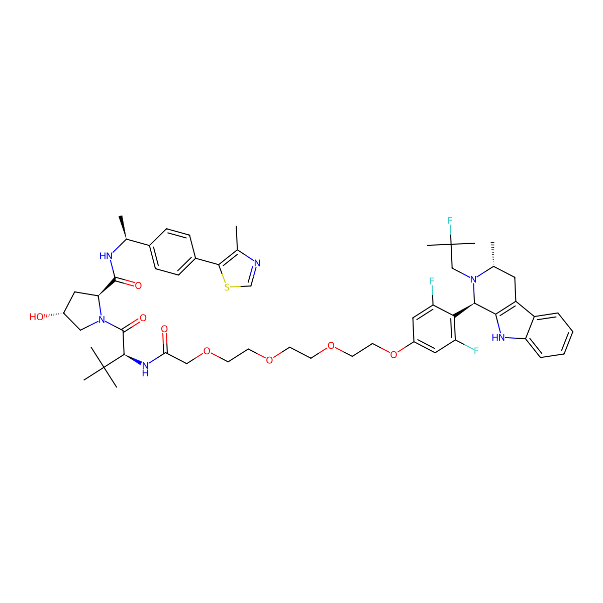 PROTAC ER Degrader-4 molecular structure, CAS 2361114-15-8