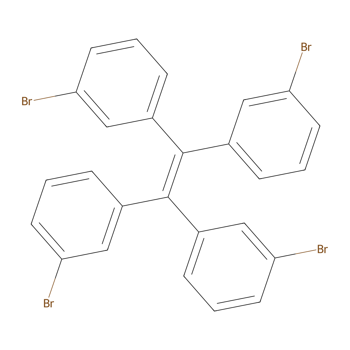 1,1,2,2-Tetrakis(3-bromophenyl)ethene molecular structure, CAS 2361216-82-0