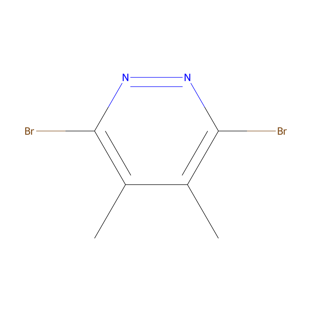 3,6-Dibromo-4,5-dimethylpyridazine molecular structure, CAS 2361317-64-6