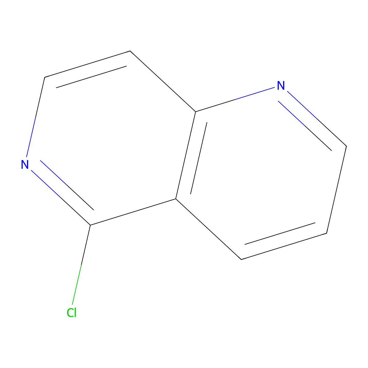 5-Chloro-1,6-naphthyridine molecular structure, CAS 23616-32-2