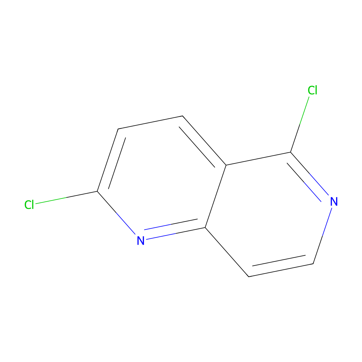 2,5-Dichloro-1,6-naphthyridine molecular structure, CAS 23616-35-5