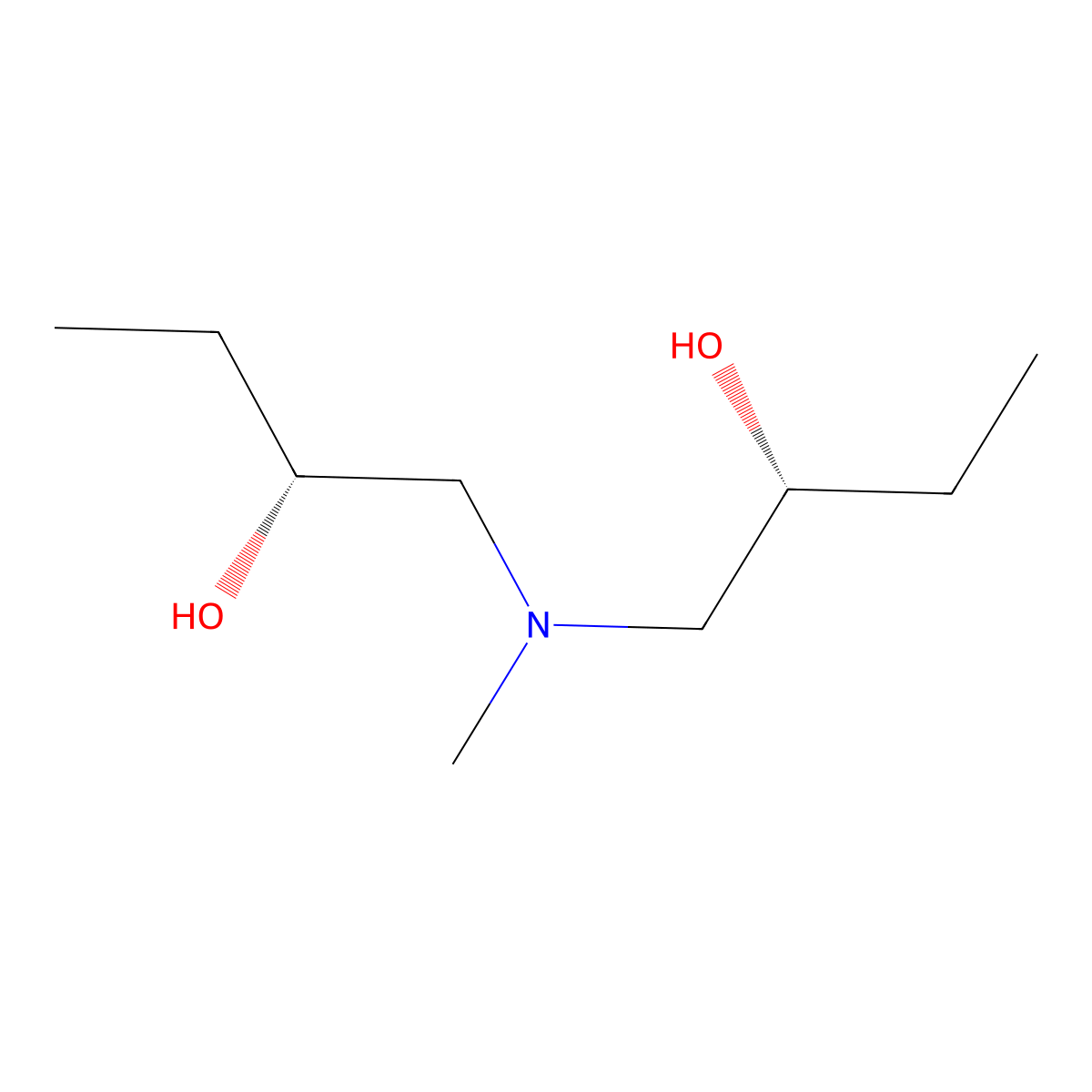 (2R)-1-(((2R)-2-hydroxybutyl)(methyl)amino)butan-2-ol molecular structure, CAS 2361608-67-3