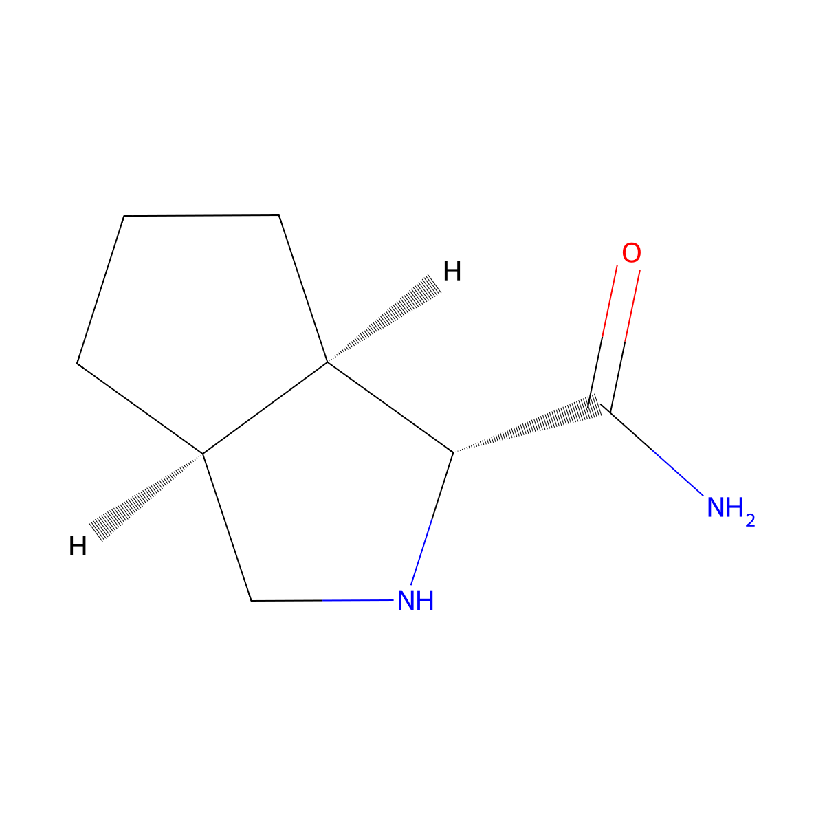 rac-(1R,3aS,6aR)-octahydrocyclopenta(c)pyrrole-1-carboxamide molecular structure, CAS 2361609-63-2
