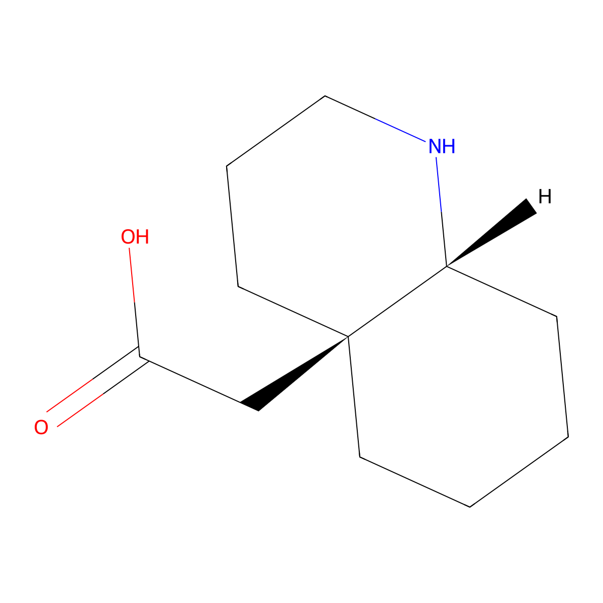 rac-2-[(4aR,8aR)-decahydroquinolin-4a-yl]acetic acid molecular structure, CAS 2361609-85-8