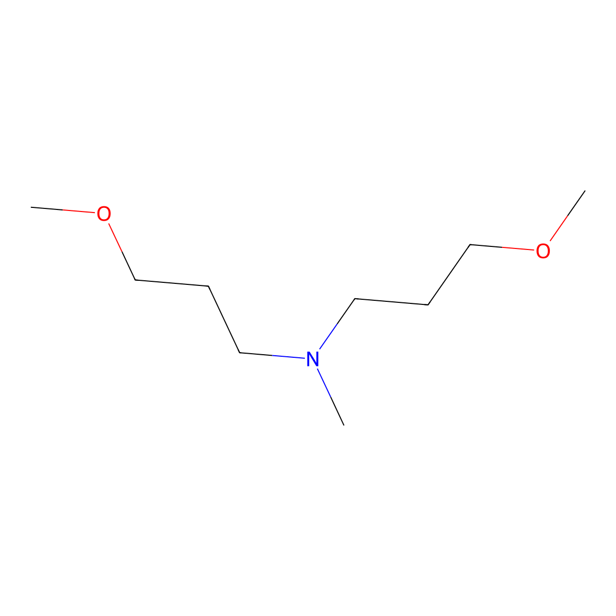 Bis-(3-methoxypropyl)methylamine molecular structure, CAS 2361631-67-4