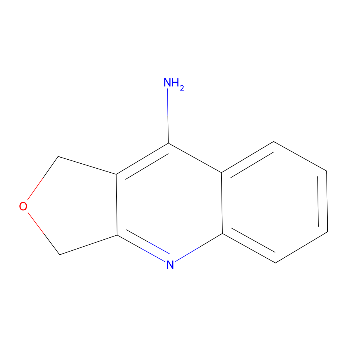 1H,3H-furo[3,4-b]quinolin-9-amine molecular structure, CAS 2361634-08-2