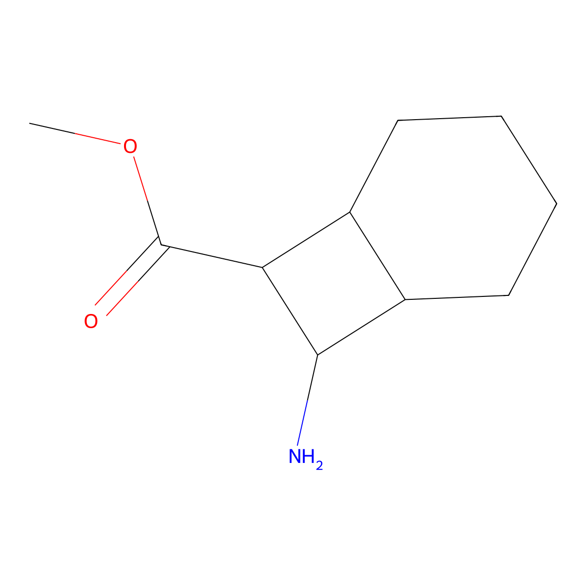 Methyl 8-aminobicyclo[4.2.0]octane-7-carboxylate molecular structure, CAS 2361634-73-1