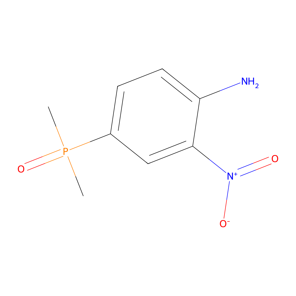 4-(Dimethylphosphoryl)-2-nitroaniline molecular structure, CAS 2361635-82-5