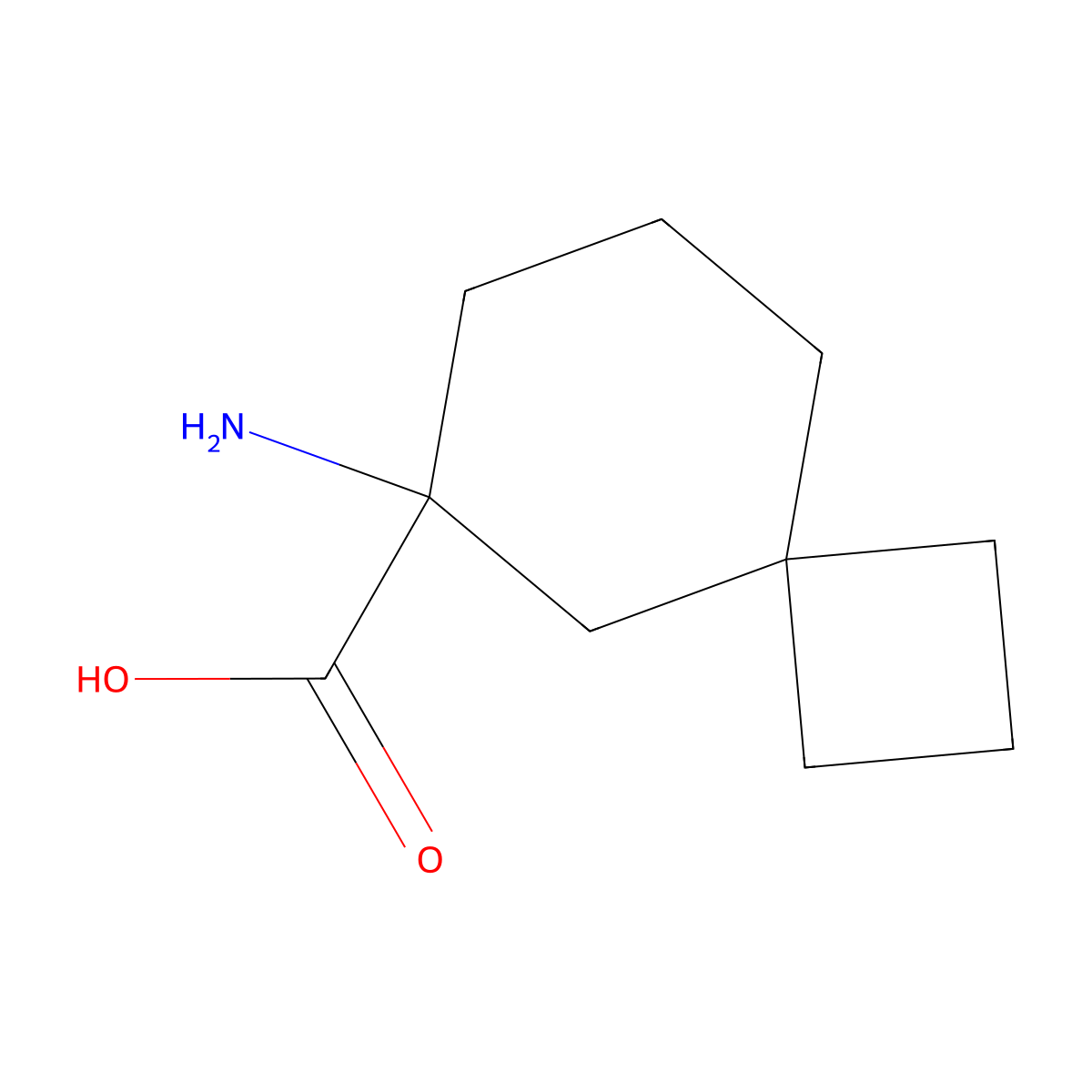 6-Aminospiro[3.5]nonane-6-carboxylic acid molecular structure, CAS 2361643-81-2
