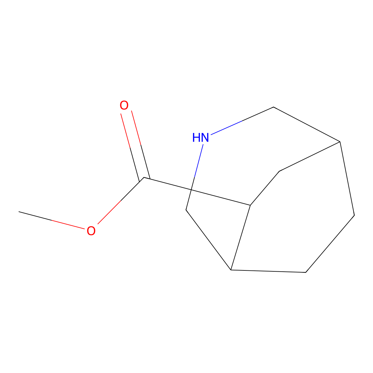 Methyl 3-azabicyclo[3.2.2]nonane-6-carboxylate molecular structure, CAS 2361644-41-7