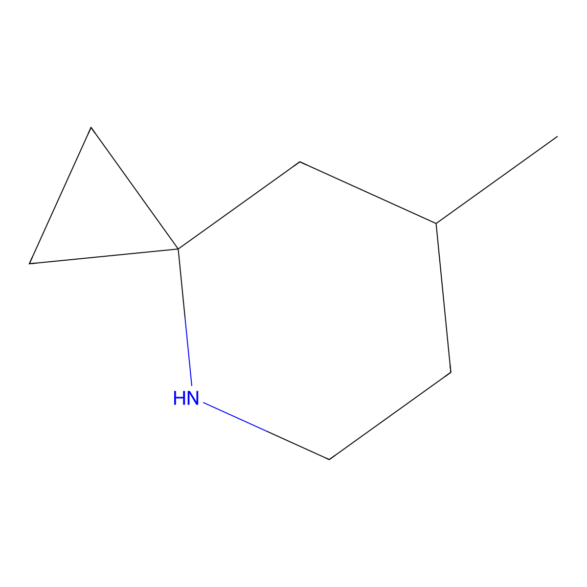 7-Methyl-4-azaspiro[2.5]octane molecular structure, CAS 2361644-62-2
