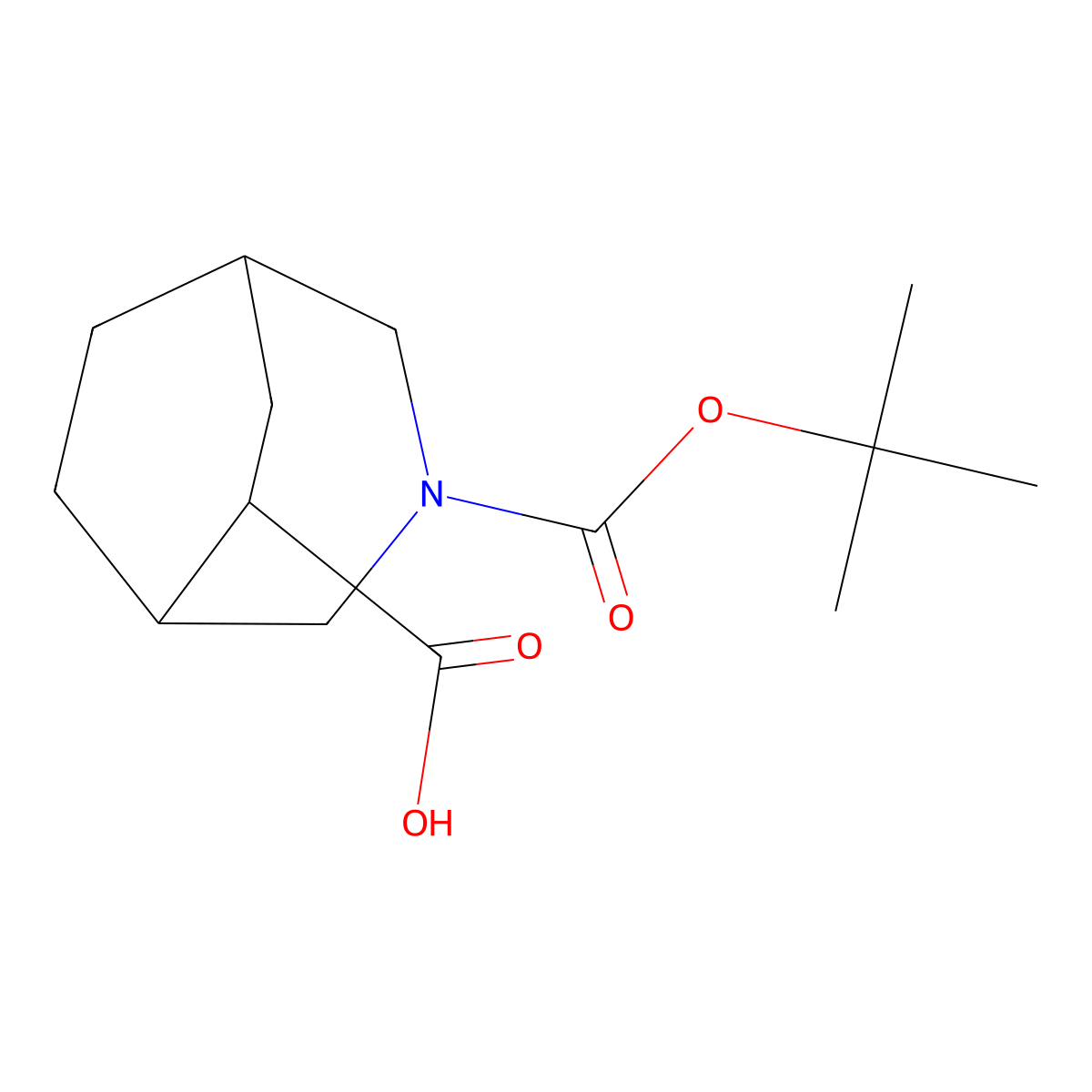3-[(Tert-butoxy)carbonyl]-3-azabicyclo[3.2.2]nonane-6-carboxylicacid molecular structure, CAS 2361644-64-4