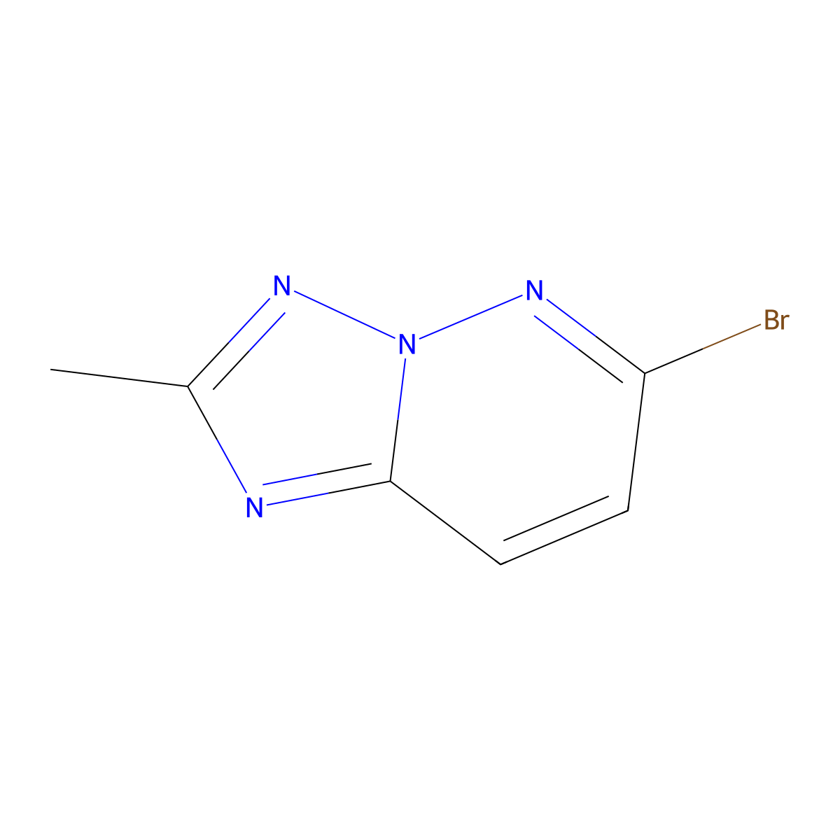 6-Bromo-2-methyl-(1,2,4)triazolo(1,5-b)pyridazine molecular structure, CAS 2361644-74-6